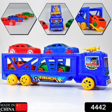 4442 Toy Set Truck with 4 Mini Cars Toy Vehicles for Children 