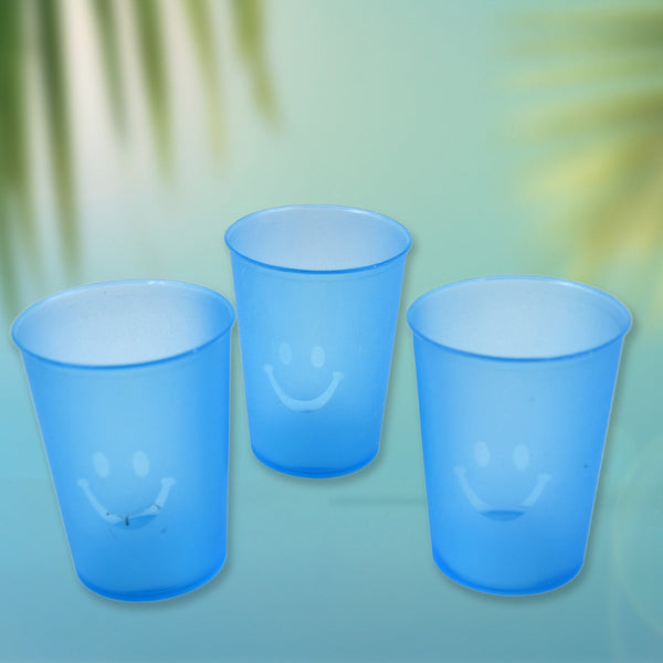 5560 Plastic Tumblers Lightweight Cups / Glass Reusable Drinking Cups Restaurant Cups Dishwasher Safe Beverage Tumblers Glasses for Kitchen Water Transparent Glasses 3 pc Set