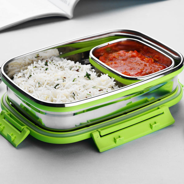 8133 Ganesh Junior Stainless Steel Lunch Pack for Office & School Use 