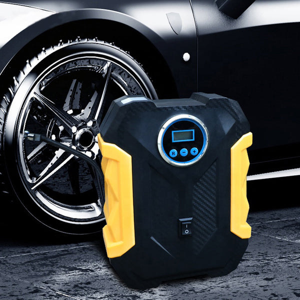 1618 Portable Electric Car Air Compressor Pump for Car and Bike Tyre 