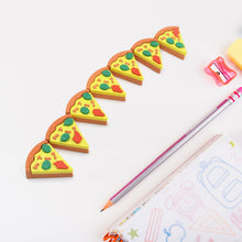 4347 3D Pizza Slices Kids Favourite Food Eraser, Pizza 7 slice eraser for kids Adults fast food lover Stationary Kit Fancy & Stylish Colorful Erasers, for Return Gift, Birthday Party, School Prize