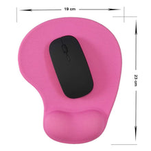 6176 Comfortable Silicone Mouse Pad with Jel Mouse Pad For All type Multiuse Mouse Pad  ( Mix Color )