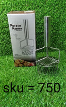 750_Stainless Steel Hand Masher (Mash for Dal/Vegetable/Potato/Baby Food/pav bhaji) 