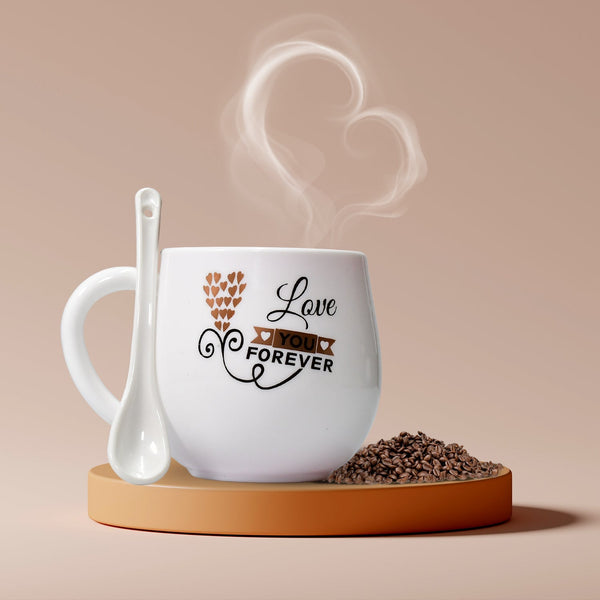 4975 Multi design coffee Mug With Spoon and box packing. Ceramic Mugs to Gift your Best Friend Tea Mugs Coffee Mugs Microwave Safe. 