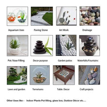4979 Decorative Stones and Pebbles for Garden, Vase Fillers Multicolor. 