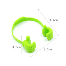 6132 4 Pc Hand Shape Mobile Stand used in all kinds of places including household and offices as a mobile supporting stand. 