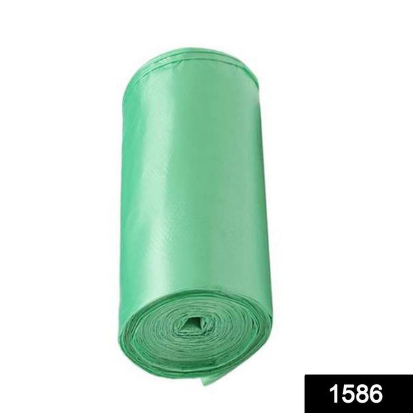 1586 Bio-degradable Eco Friendly Garbage/Trash Bags Rolls (24" x 32") (Green) 