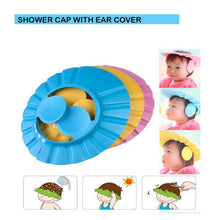 0378 Adjustable Safe Soft Baby Shower cap EAZZY