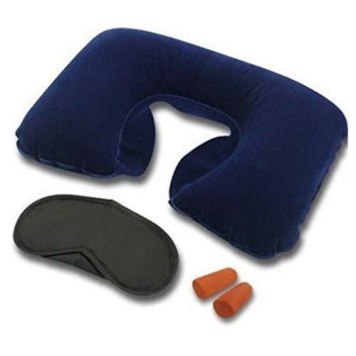 505 -3-in-1 Air Travel Kit with Pillow, Ear Buds & Eye Mask EAZZY WITH BZ LOGO