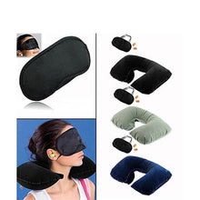 505 -3-in-1 Air Travel Kit with Pillow, Ear Buds & Eye Mask EAZZY WITH BZ LOGO