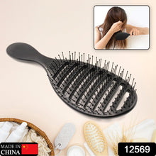 Anti-static Scalp Massage Hair Brush Comb for Curly Straight Hair,  Womens Hair Brush Wet, Detangling Brush for Curly Hair Detangler, Wet Hair Brush Detangler, Girls Hair Brush (1 Pc )