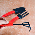9070 3pcs Small sized Hand Cultivator, Small Trowel, Garden Fork 