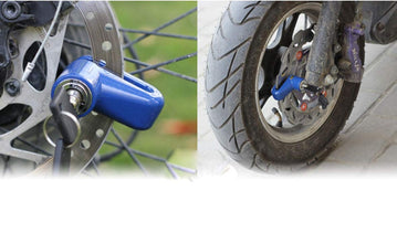 1514 Wheel Padlock Disc Lock Security for Motorcycles Scooters Bikes 