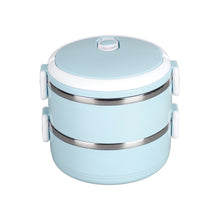 2873 Multi Layer Stainless Steel Hot Lunch Box (2 Layer) 
