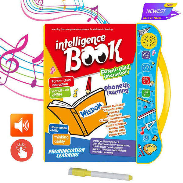 4603 Musical Learning Study Book with Numbers, Letters 